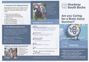 Leaflet for ABI Carers